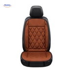 Heatsure Sitzkissen aus rauem Leder und Diamantmuster www.middo.nl
