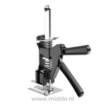 Nahaufnahme des Strong Arm Zugrings aus robustem Edelstahl