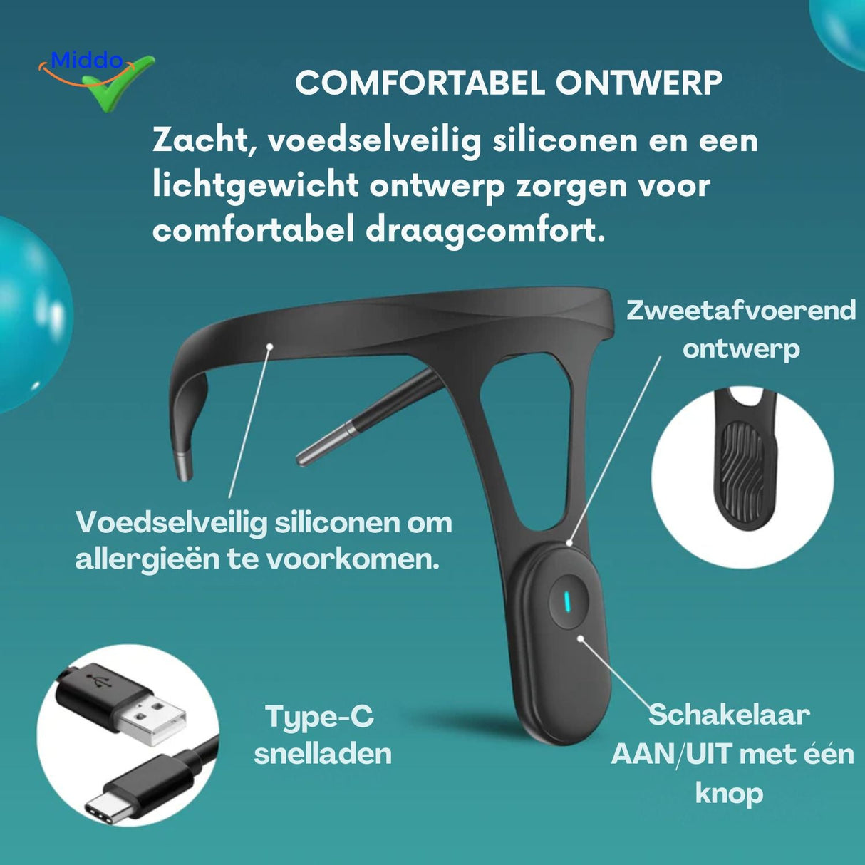 Hipee Smart komfortables Design aus lebensmittelechtem Silikon www.middo.de