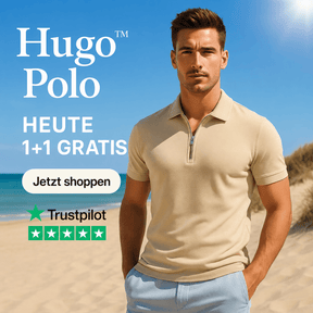 Hugo Polo - Herrenpolo mit Reißverschluss für einen eleganten Look – Ansicht 1