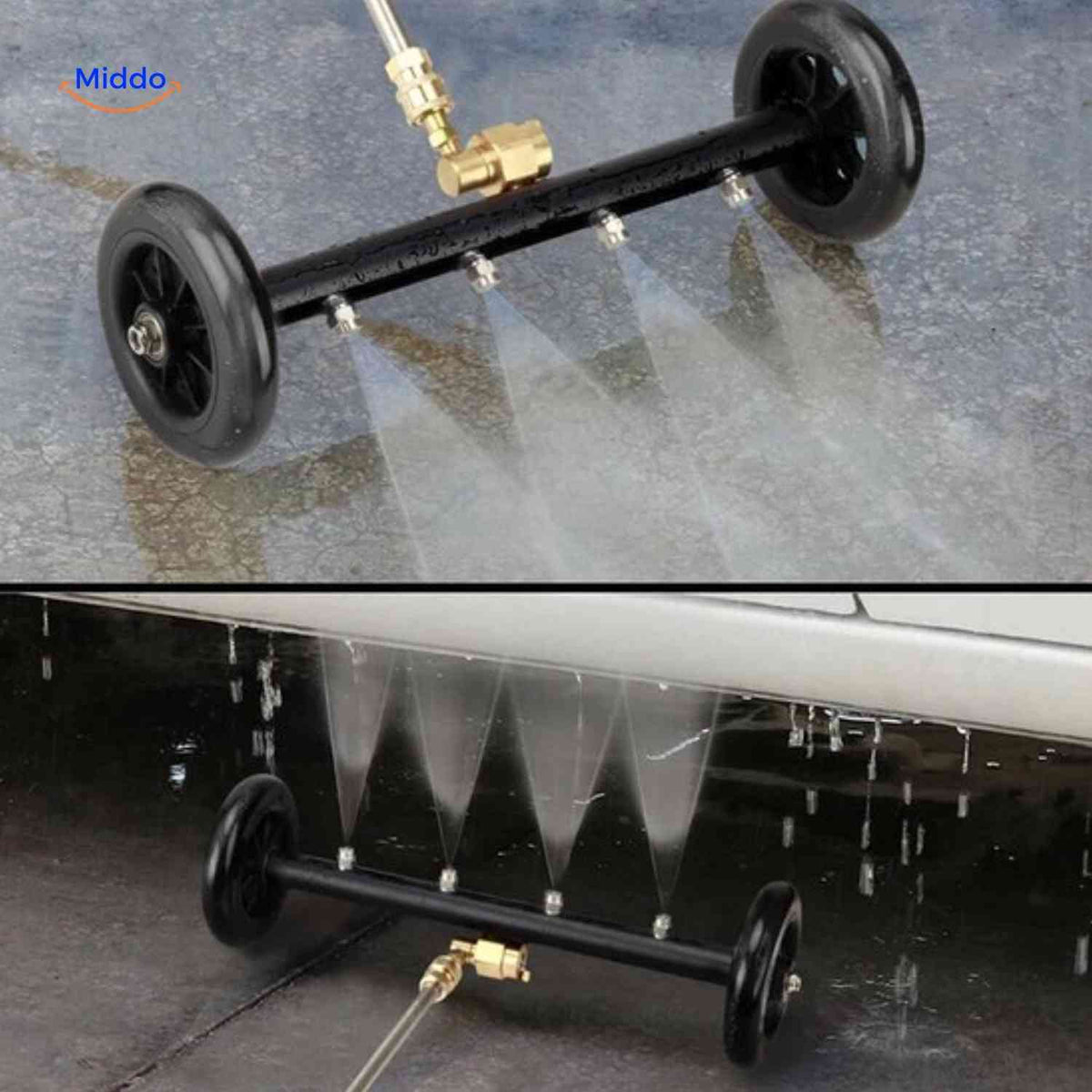 HydroClean Unterbodenreiniger für die Fahrzeugreinigung – www.middo.de