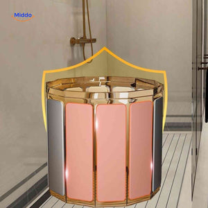 HydroFold Badewanne wärmeisolierend Roségold