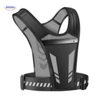 HydroRun Sporttas Rückseite mit Reißverschlusstasche und reflektierenden Streifen www.middo.nl