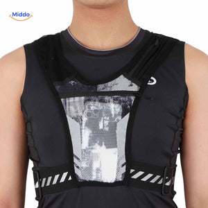 HydroRun Sporttasche reflektierende Laufweste mit Mesh-Frontpaneel