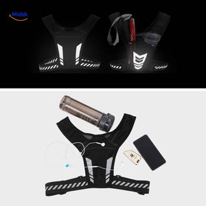 HydroRun Sporttasche reflektierende Weste mit Zubehör und Gadgets