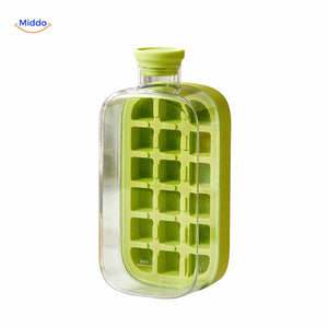 IceNova Flasche Grün Großformat Eiswürfelflasche mit hohem Volumen www.middo.de