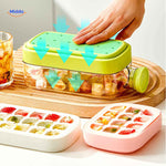 IceNova Flasche mit Eiswürfelform und fruchtigem Druckdeckel, Lageroption www.middo.nl