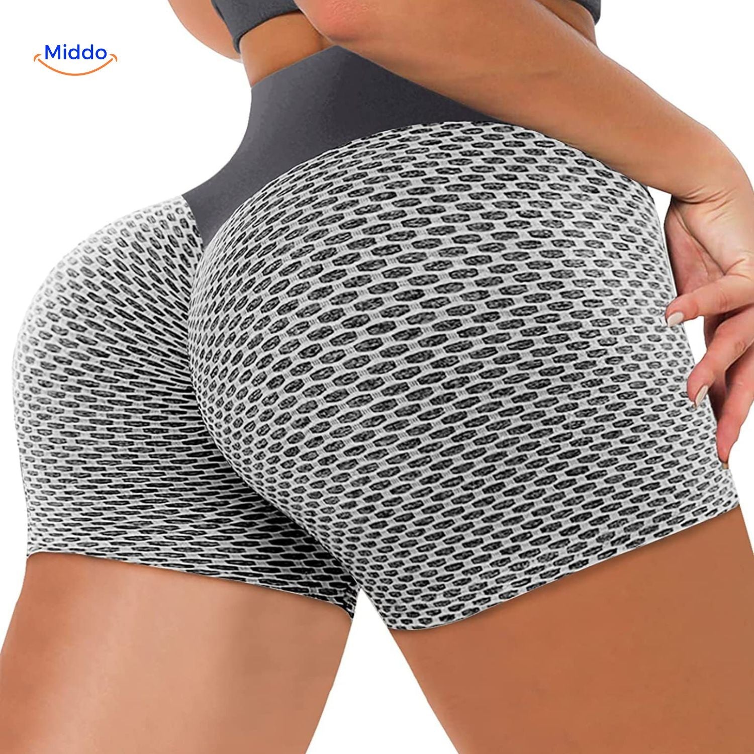 IceSilk Ion Fiber Formende Shorts mit nahtloser Textur middo.de