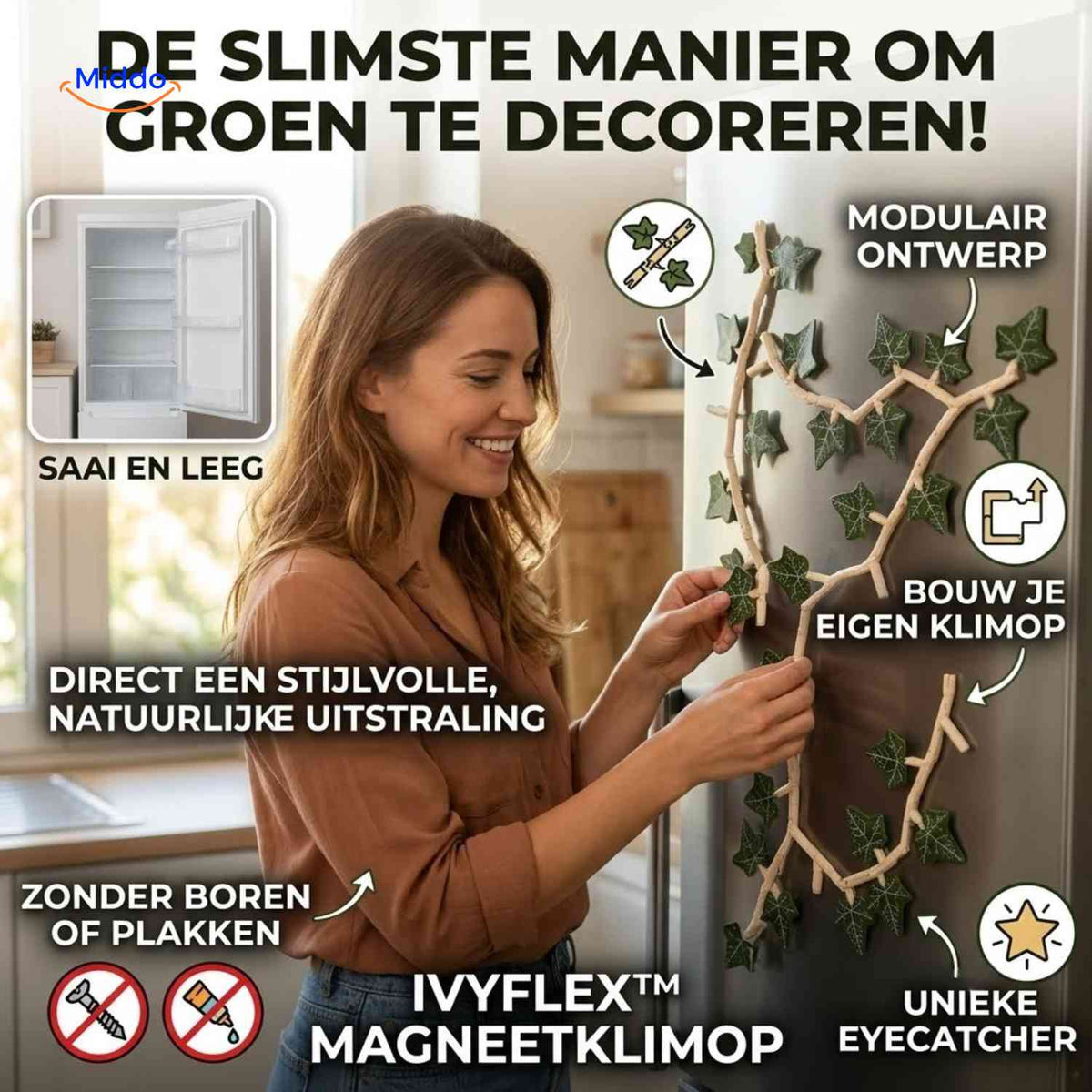 IvyFlex™ Magnet-Efeu, Produktansicht 07