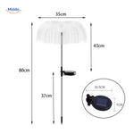 JellyGlow Solar Boomlichtbrunnen mit bunten Dekorationen www.middo.nl