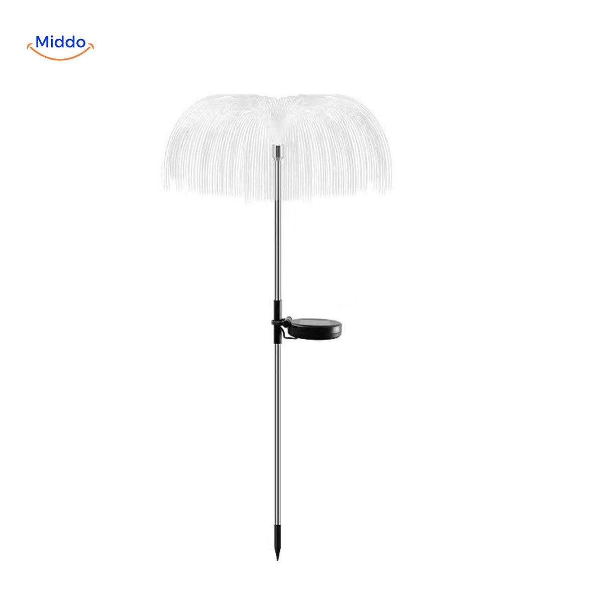 JellyGlow Solar Fontäne Licht mit Regenschirm Stil glänzende Dekoration www.middo.de