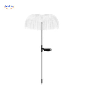 JellyGlow Solar Fontäne Licht mit Regenschirm Stil glänzende Dekoration www.middo.de