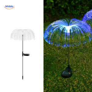 JellyGlow Solar Fontäne mit farbwechselnden Lichteffekten