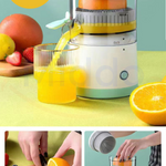 Juice-O-Matic frisch gepresste Saftmaschine mit Orangensaft