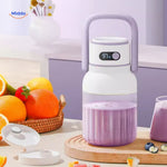 JuiceX tragbarer Mixer mit verschiedenen Saftoptionen www.middo.de