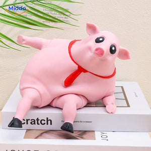 LalaPig Squish 9cm rosa Schwein weiches Quetschspielzeug
