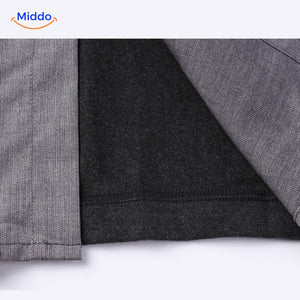 LayerFlex Knit dunkelgrünes Hemd Slim Fit