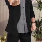 LayerFlex Knit modernes Slim-Fit Hemd stilvoll bequem