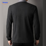 LayerFlex Strick T-Shirt Hemdkombination gestreift