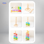 LearnPlay Ballenbahn Boom farbenfrohe Ballenbahn www.middo.de