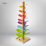 LearnPlay Ballenbahn Baum Montage Stapel mit Platten www.middo.de