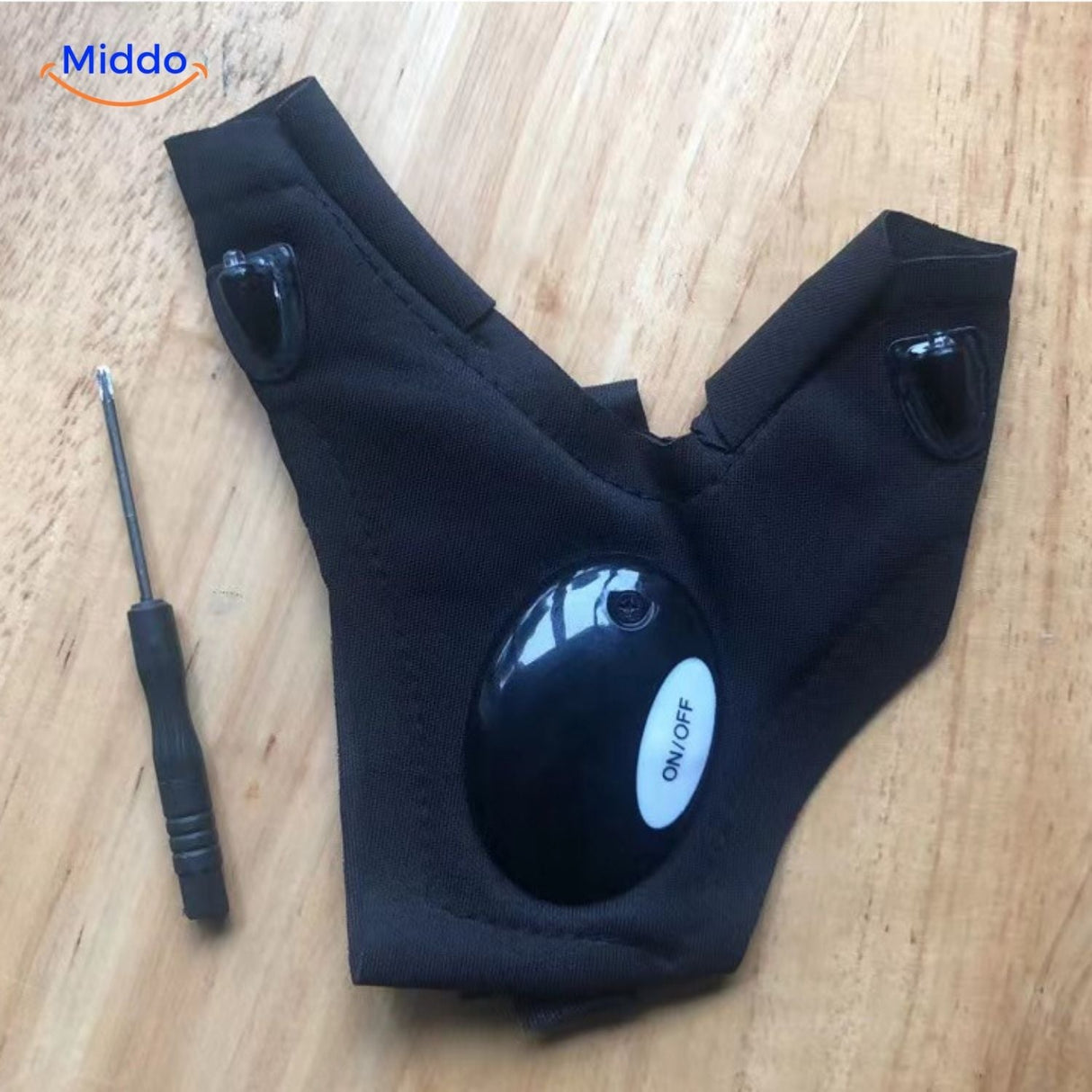 LightGrip Handschuhe mit Schalter und Bürste