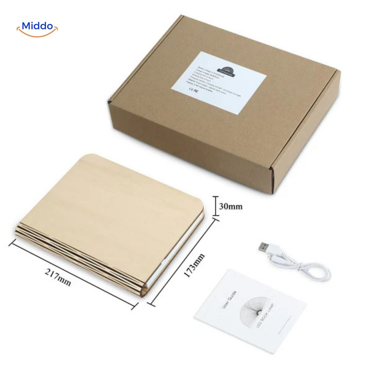 LumiFold Bürolampe kompakt in Verpackung