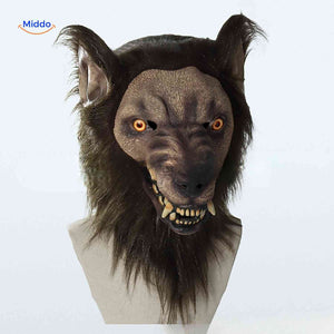 Lupinox Maske - Gruseliges Wolfskostümzubehör für Halloween | www.middo.de