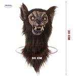 Lupinox Halloween-Wolfmaske, 60 cm – www.middo.de