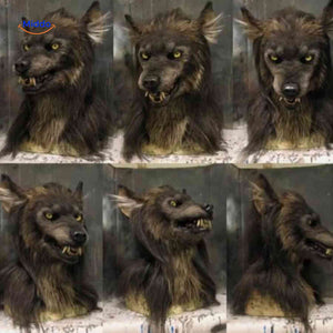 Lupinox Maske – vielseitig einsetzbares Wolf-Motiv, realistisch gestaltet. Besuchen Sie www.middo.de für mehr Informationen