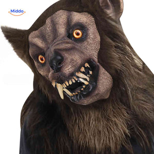 Lupinox Maske – Schockierende Wolfsmaske Nahaufnahme www.middo.de