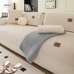 LuxeLamb Sofa Kissen weiße farbige Decken mit Stoff www.middo.de
