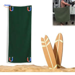 MagnaTowel Strandhandtuch mit Magneten für unterwegs www.middo.de