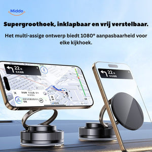 Magnevo Telefonhalter mit Super-Weitwinkel und 1080 Grad verstellbar | www.middo.de