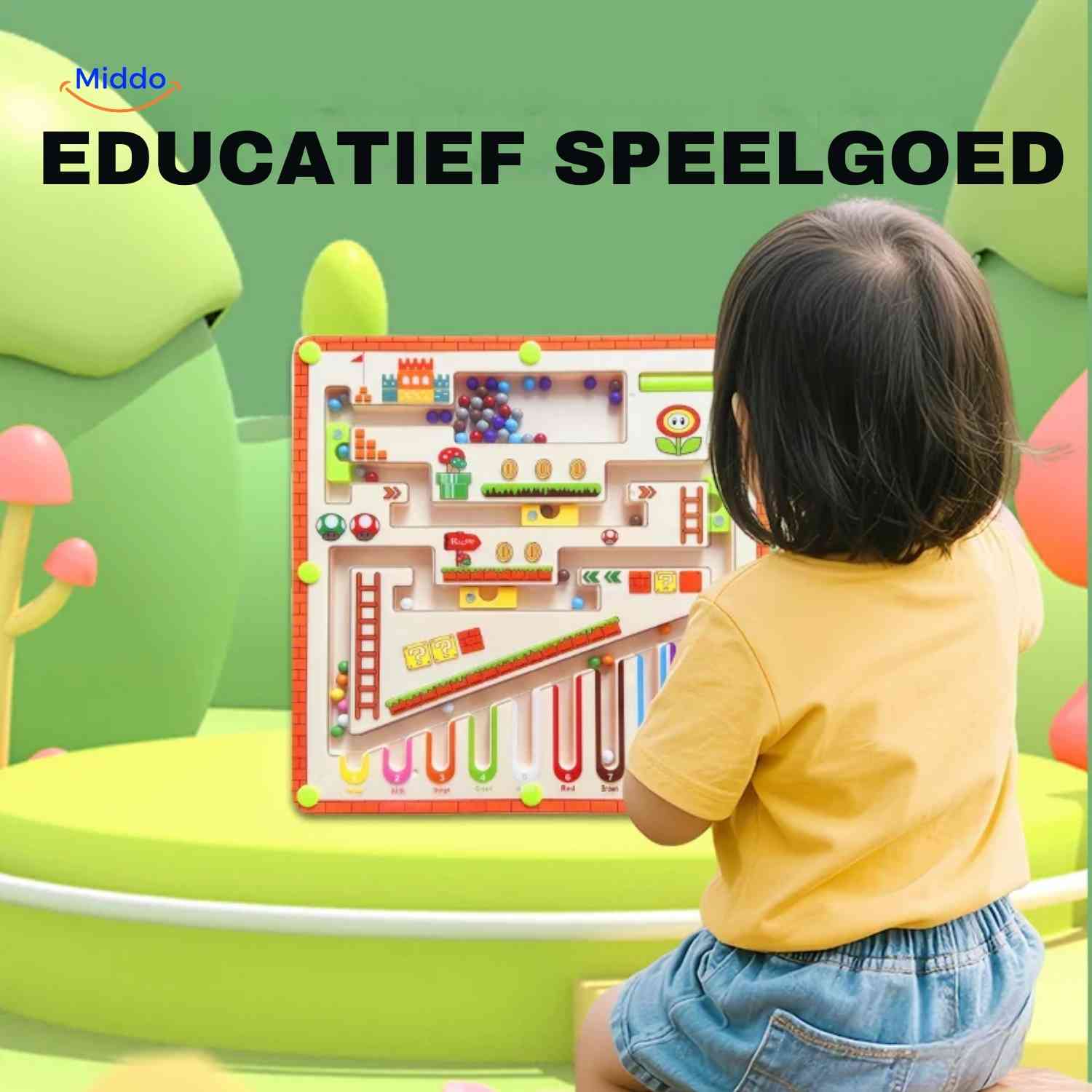 MagnoMaze Spiel – Bildungsspielzeug für Kinder, magnetisches Perlenlabyrinth | www.middo.de