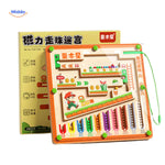 MagnoMaze Spiel – Holz Magnetlabyrinth für Kinder Spielzeug | www.middo.de