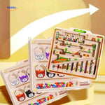 MagnoMaze Spiel – Magnetisches Holzlabyrinth zur Farbennennung und für pädagogische Zwecke | www.middo.de