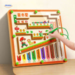 MagnoMaze Spiel – Magnetisches Holzperlenlabyrinth für Kinder | Lehrreiches Spielzeug bei www.middo.de