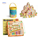 MagnoMaze Spiel Holzpuzzleblöcke – Lernspielzeug für Kinder | www.middo.de