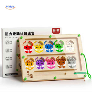 **MagnoMaze - Magnetisches Kugel-Maze für Kinder** Entdecken Sie das MagnoMaze, ein faszinierendes magnetisches Kugel-Labyrinth, das nicht nur Spaß macht, sondern auch die Farbenlehre für Kinder fördert. Ideal für kleine Entdecker, die ihre motorischen Fähigkeiten und ihr räumliches Denken spielerisch erweitern möchten. **Jetzt bestellen und die Lernreise beginnen!**