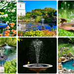 Solar Oasis Brunnen in verschiedenen natürlichen Teichen und Gärten