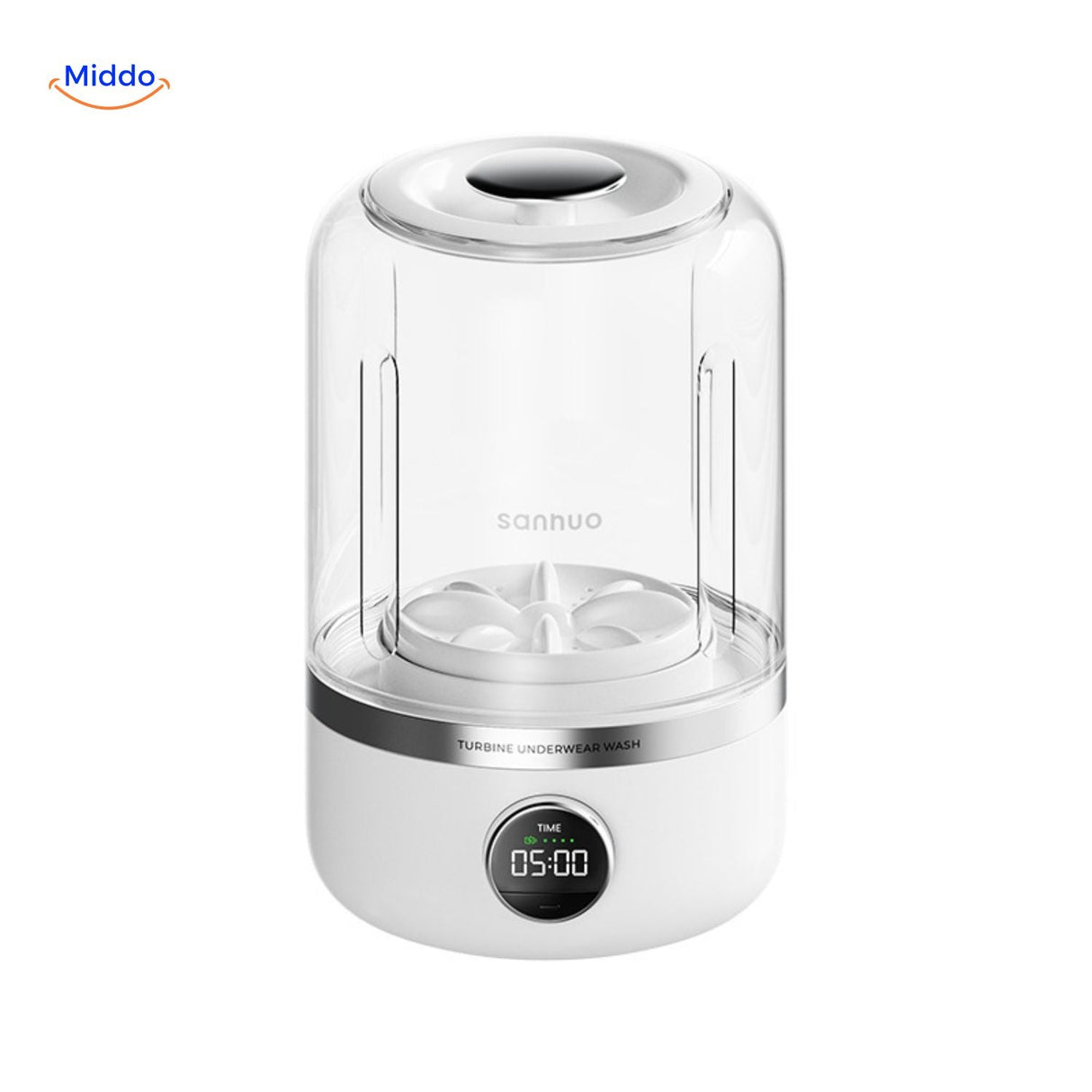MiniWash Pro Turbine Unterwäsche Waschmaschine mit modernem Design