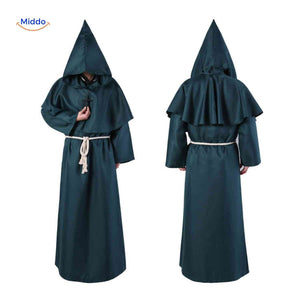 Monkara Kostüm gotisch mit Kapuze – Mönch Outfit bei www.middo.de