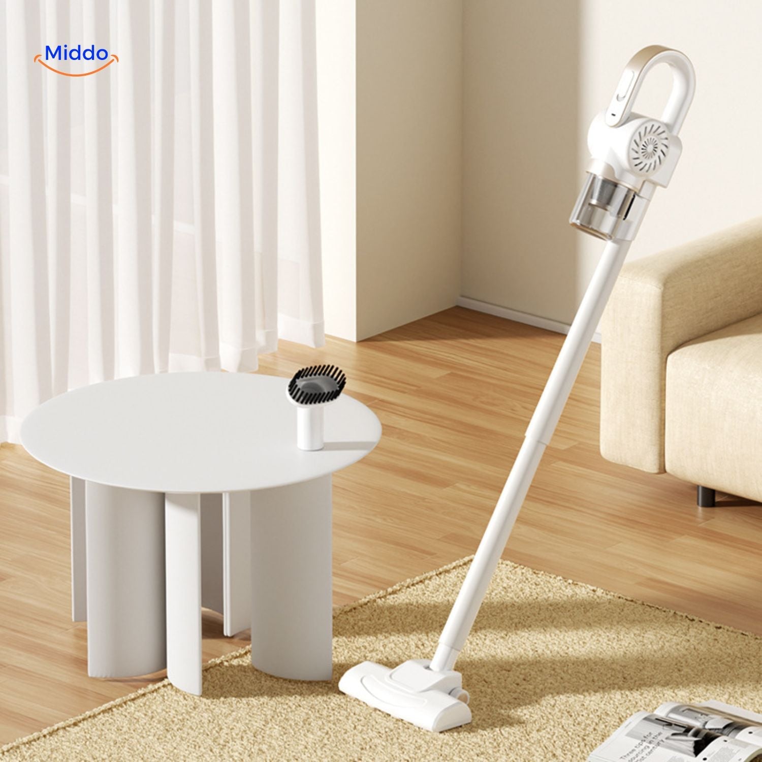 MopVac Pro Handstaubsauger mit leistungsstarker Saugleistung und Milbenentfernung www.middo.de