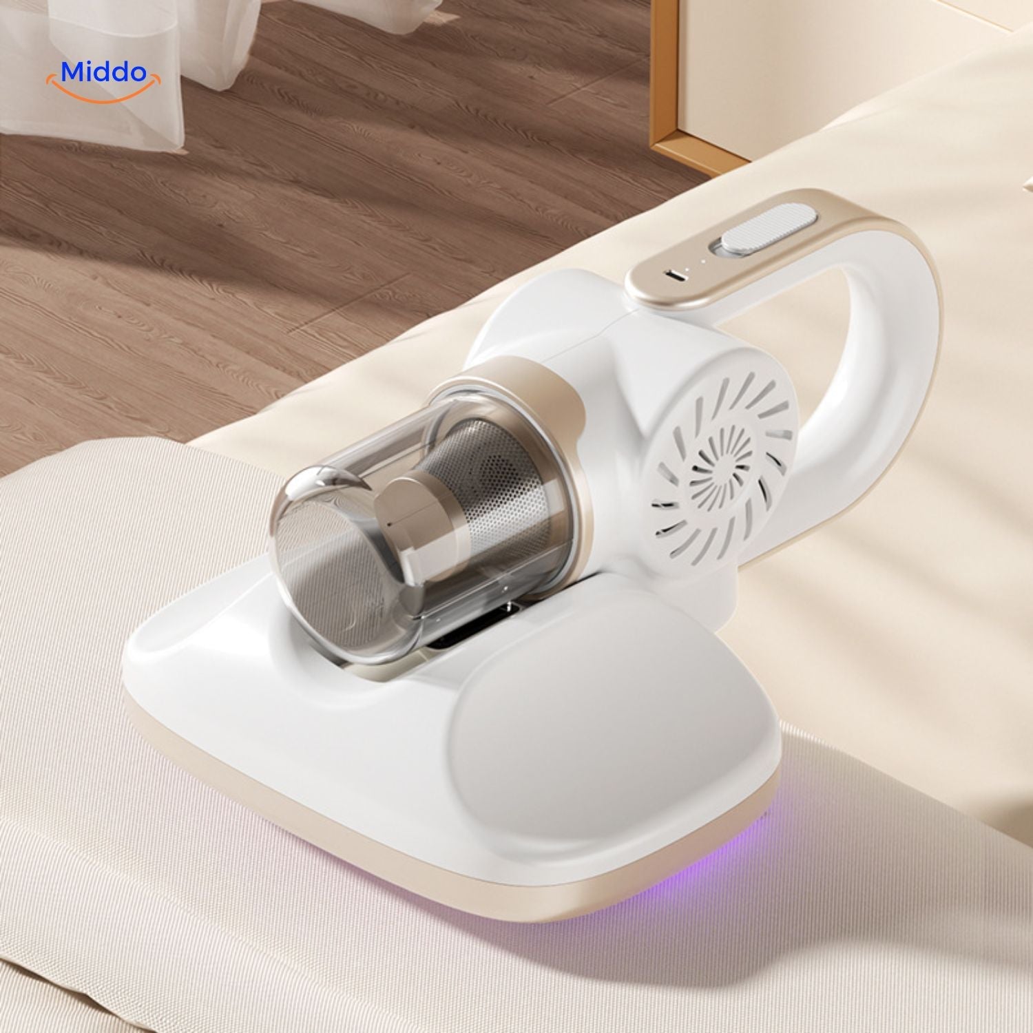 MopVac Pro Bodenstaubsauger mit blauem Licht und Funktion www.middo.nl