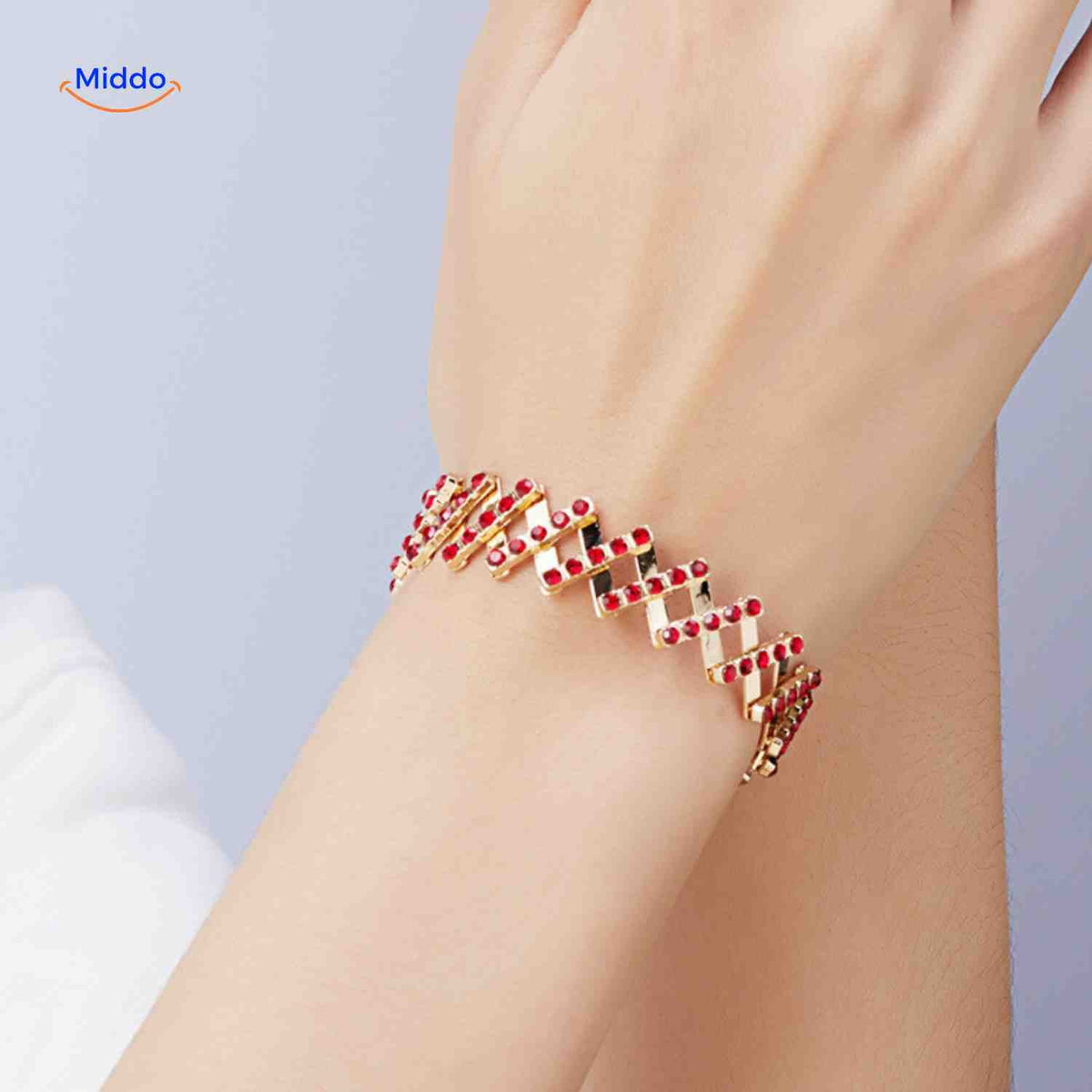 Morphix Ring in Multicolor – Breite Ring mit Strass | www.middo.de