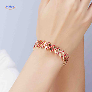Morphix Ring in Multicolor – Breite Ring mit Strass | www.middo.de