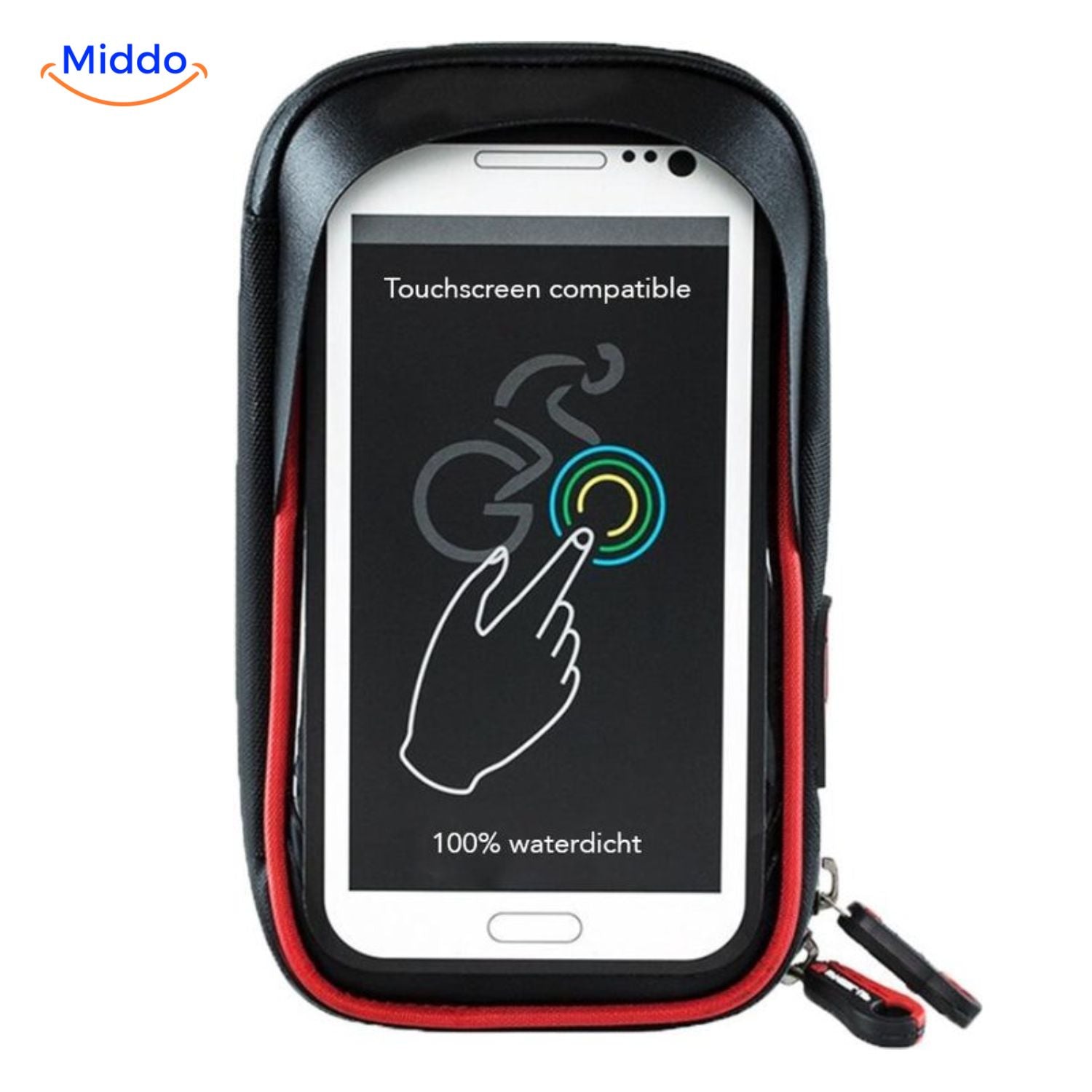 MotoGrip Halterung Smartphone Hülle mit Touchscreen-Kompatibilität