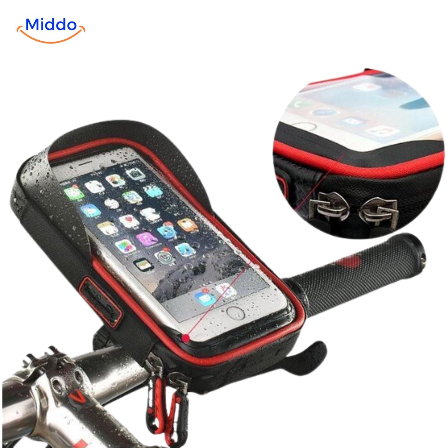 MotoGrip Halterung Smartphone Hülle mit wasserdichtem Schutz und Montage