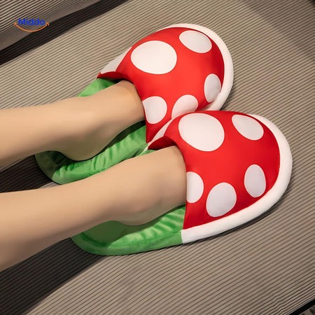 MushroomSlippers™ - Warme Baumwollpantoffeln